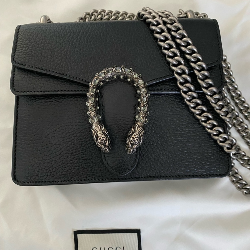 Gucci Dionysus leather mini bag-Like New - Picture 2 of 7